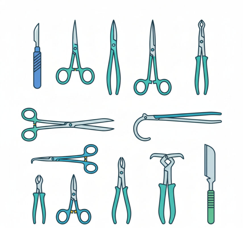 Surgical Instruments Clipart:
