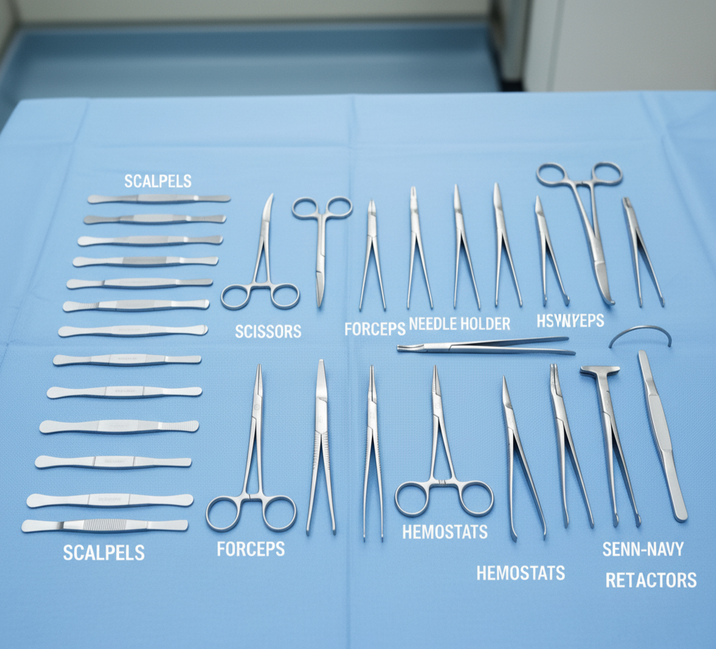 Surgical Instruments Images and Names