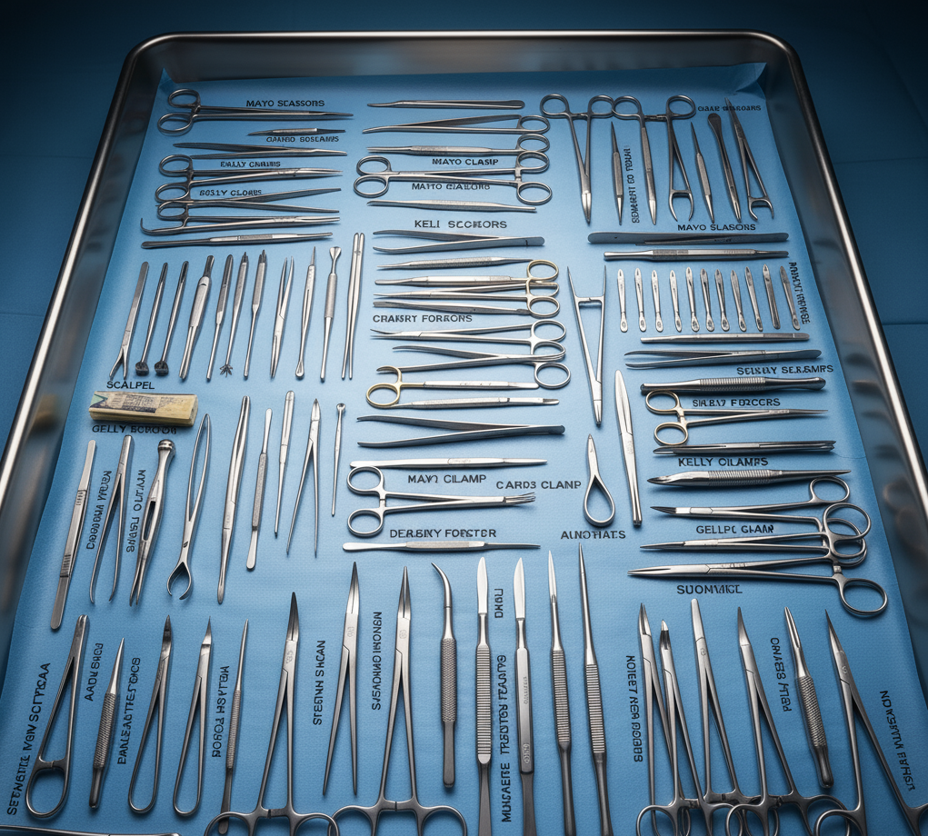 Names of Surgical Instruments with Pictures