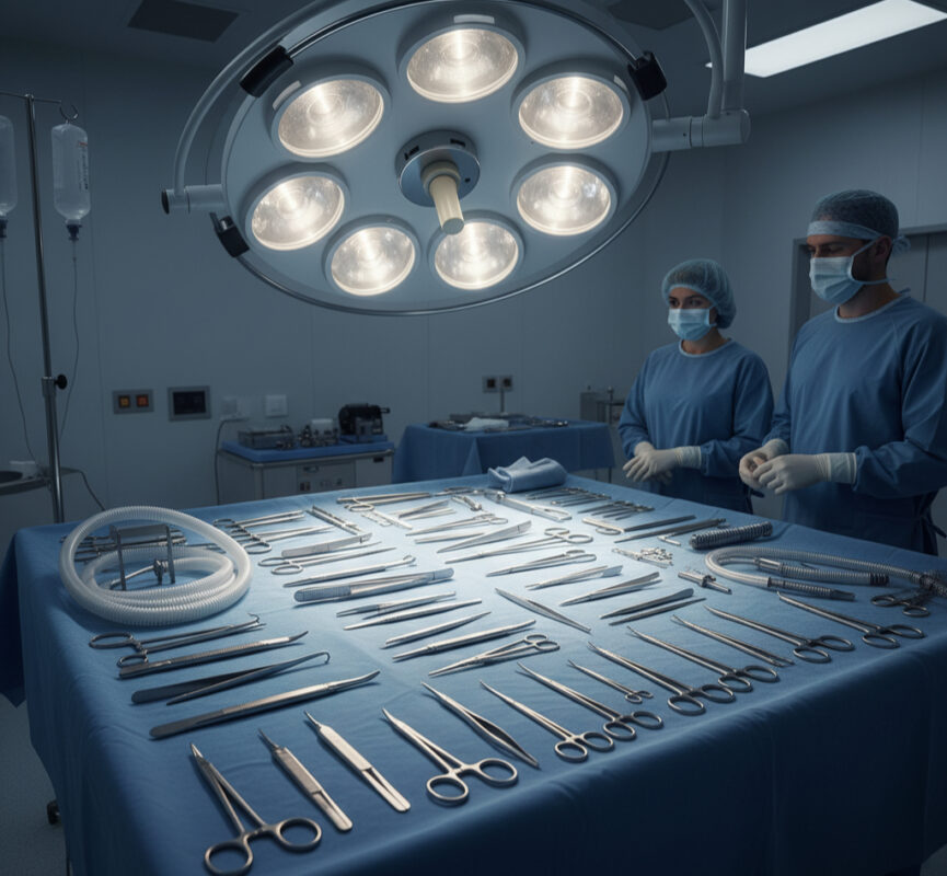 Surgical Instruments in Operating Room
