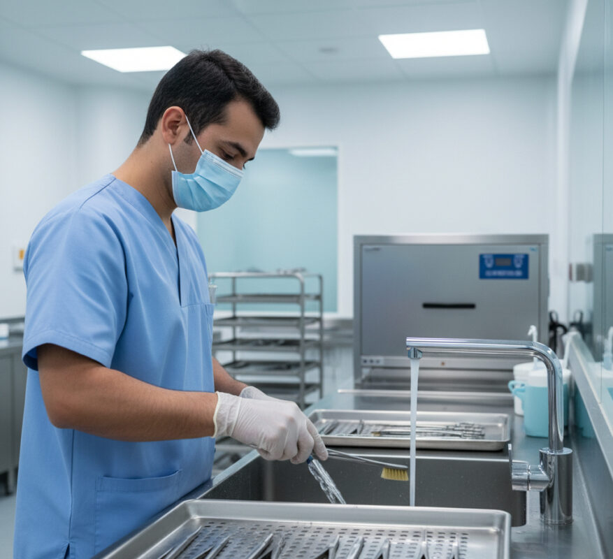 Person Who Cleans Surgical Instruments