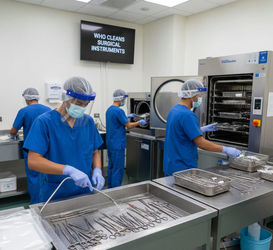 Who Cleans Surgical Instruments?
