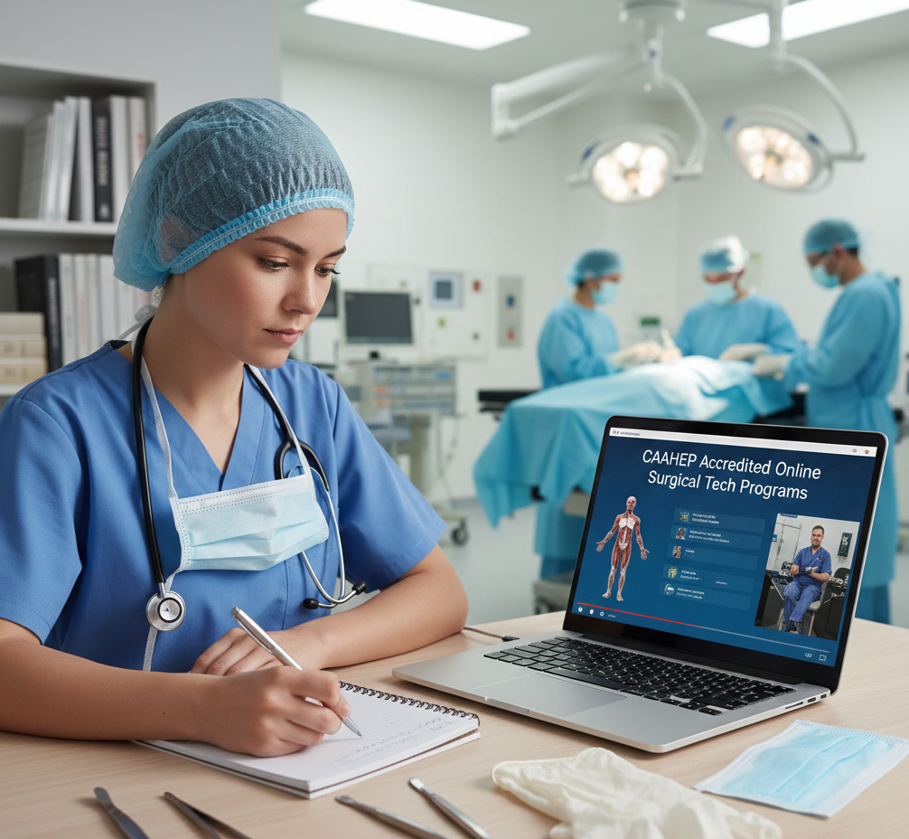 caahep accredited online surgical tech programs