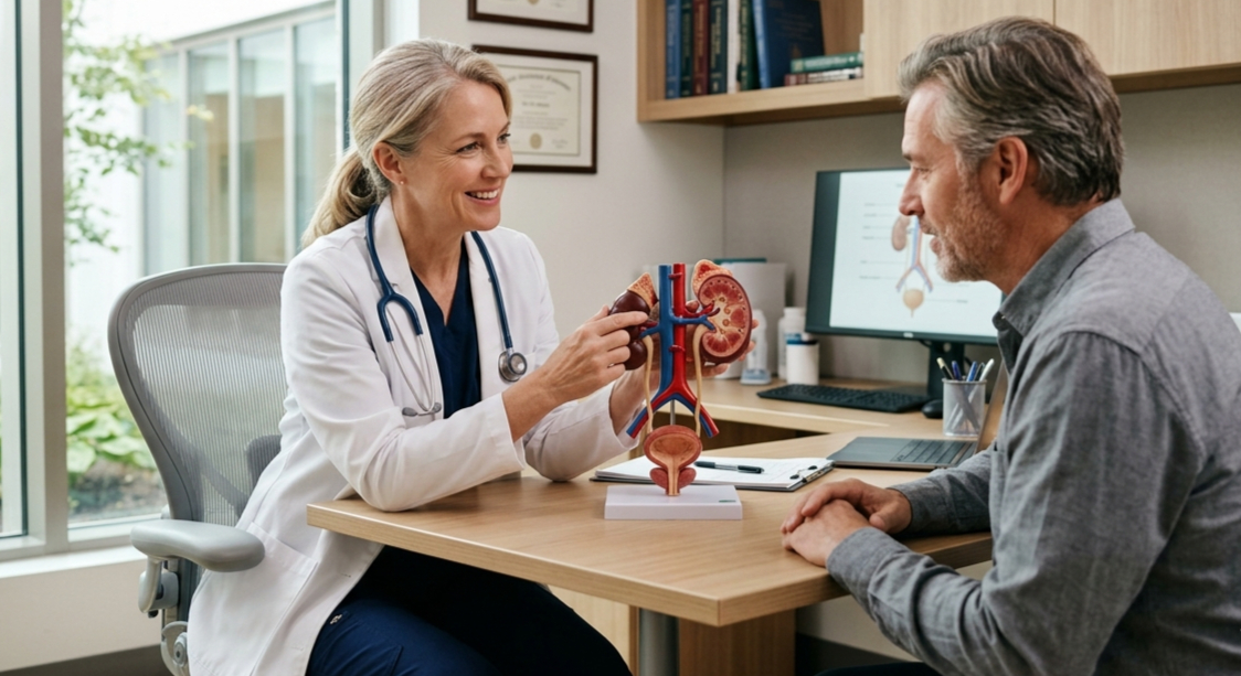 a surgical incision into the renal pelvis is a