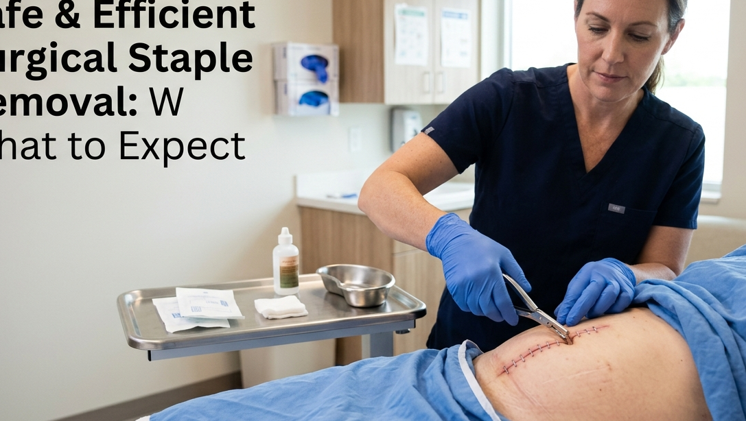 how long can surgical staples stay in