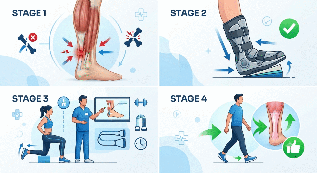 achilles rupture non surgical protocol
